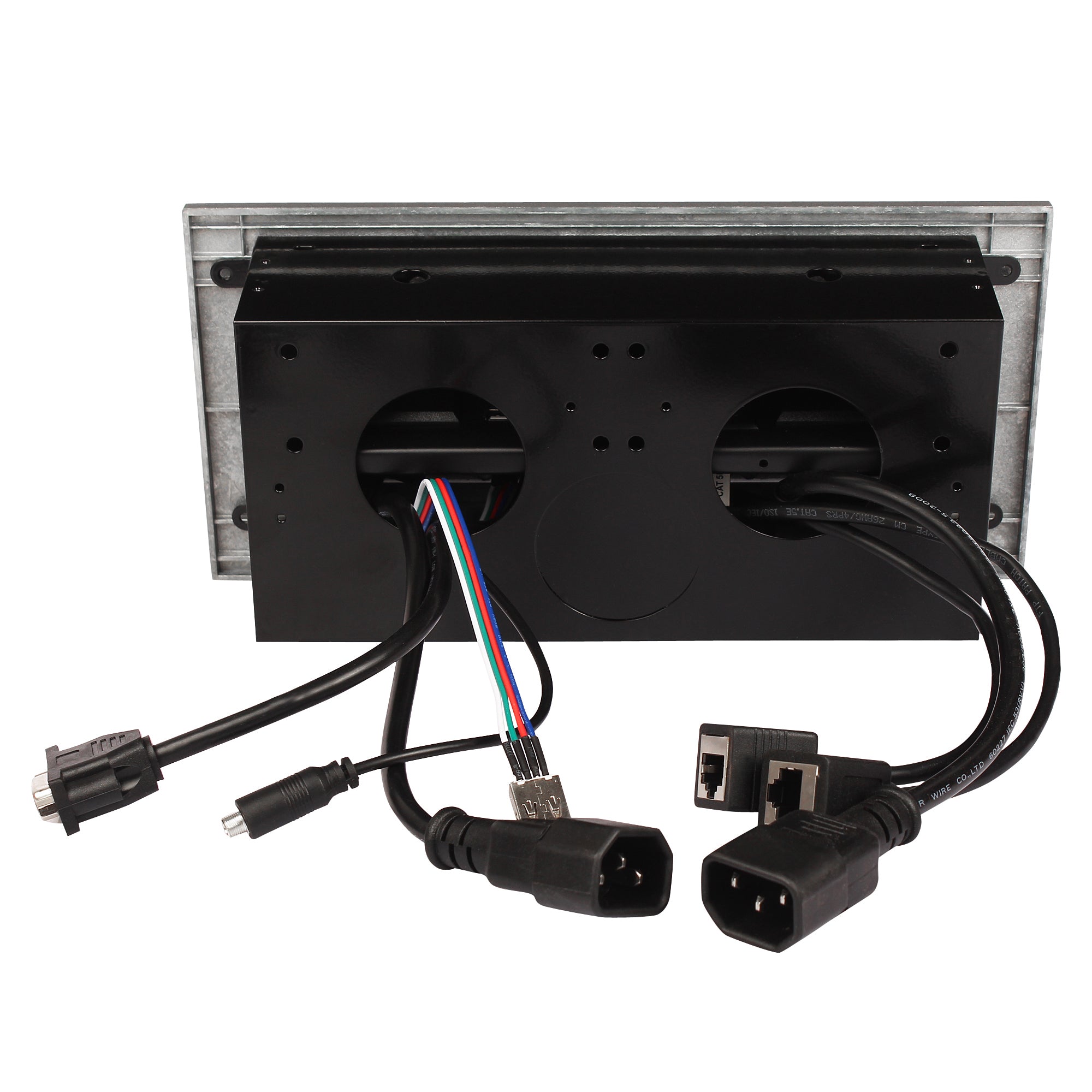 BOXNUBE Hydraulic Pop Up Box Cable Cubby with HDMI, Audio, LAN, USB & Power Ports BOXNUBE Hydraulic Pop Up Box Cable Cubby with HDMI, Audio, LAN, USB & Power Ports